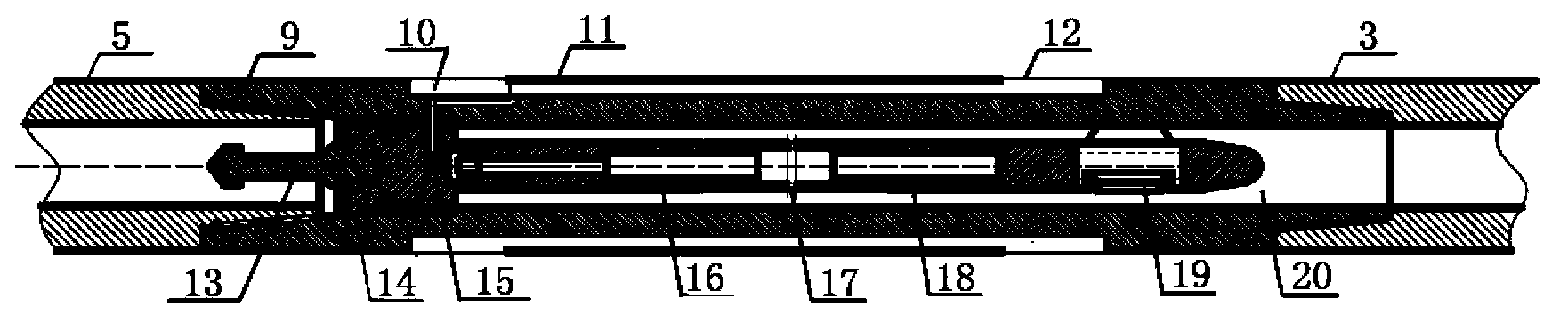 Method used for measuring impact vibration state of downhole instrument while drilling