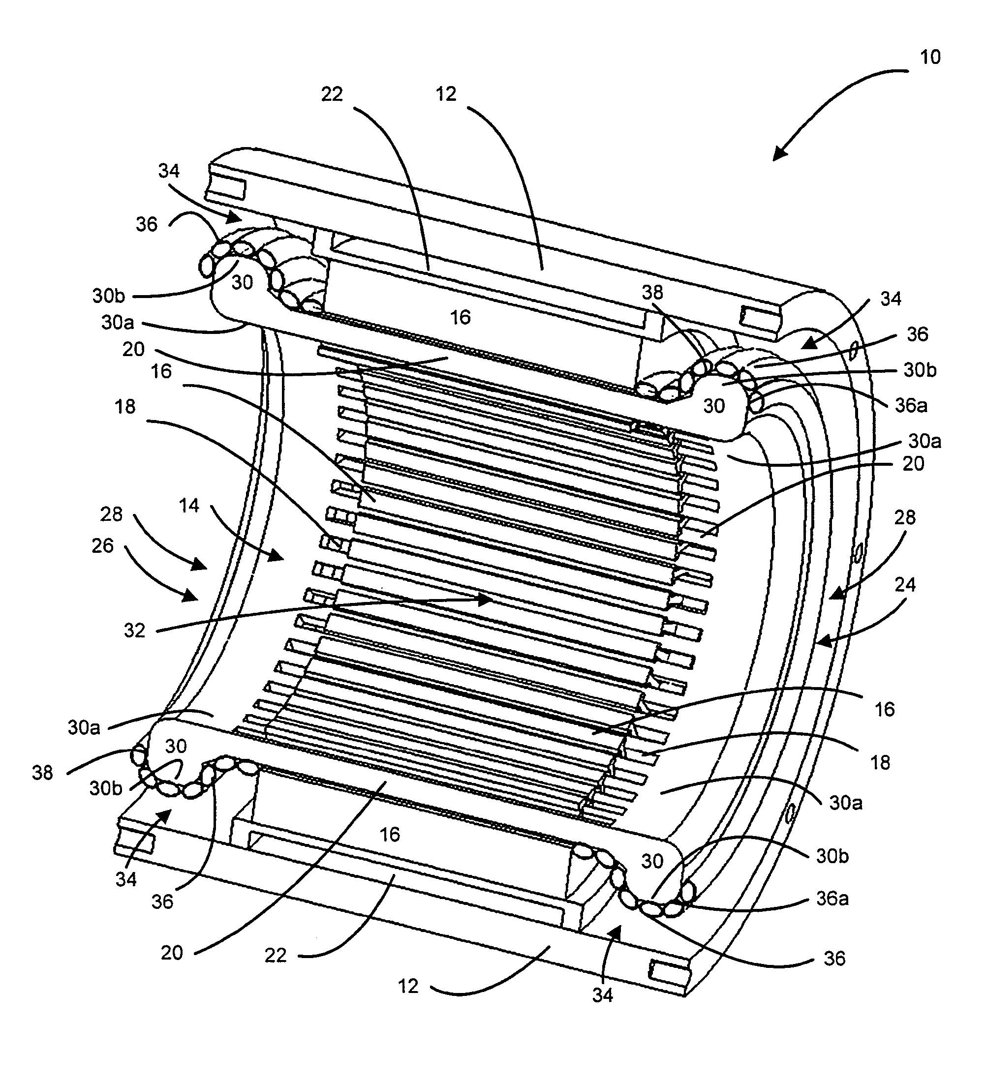 Method and apparatus for heat removal from electric motor winding end-turns