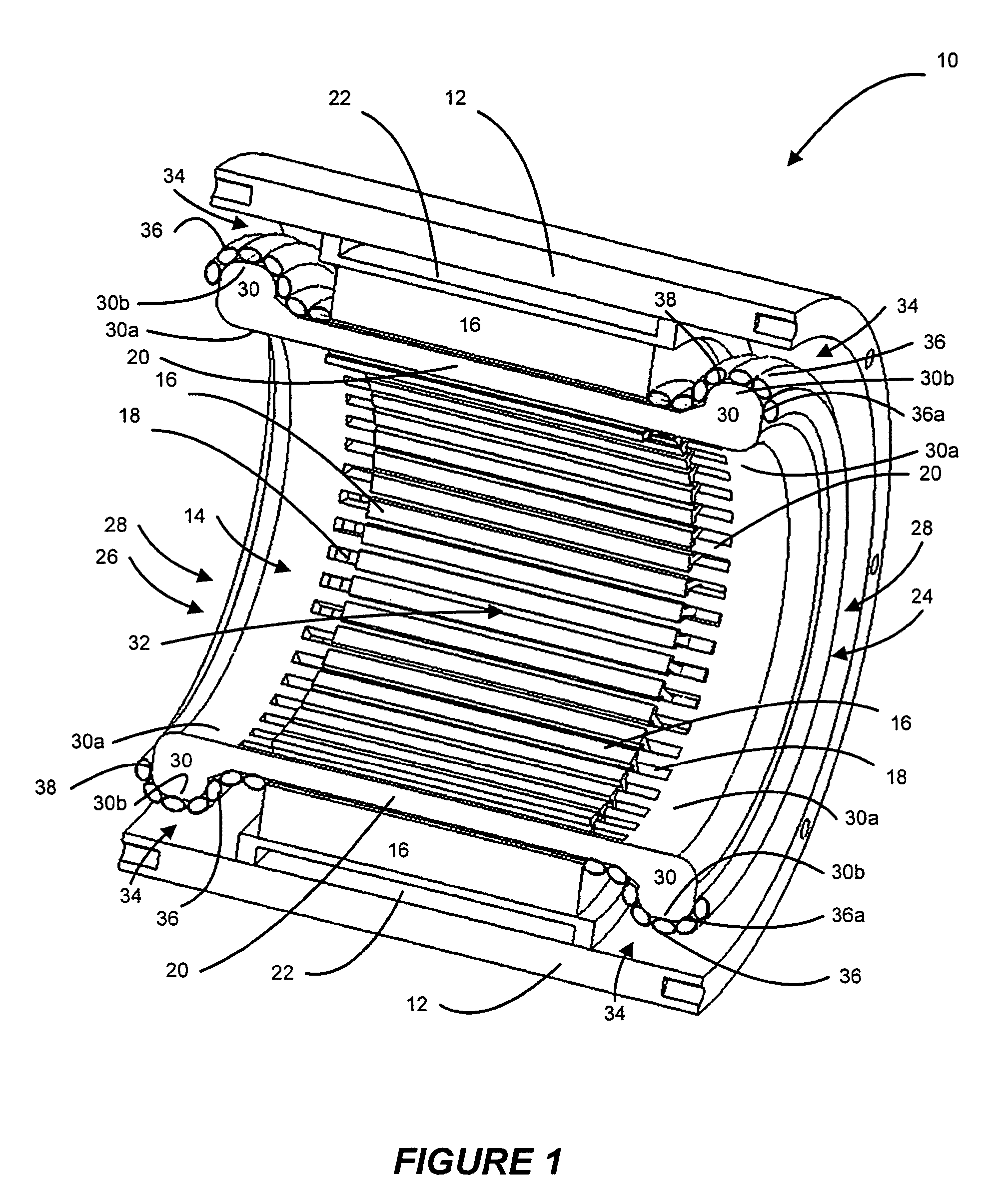 Method and apparatus for heat removal from electric motor winding end-turns