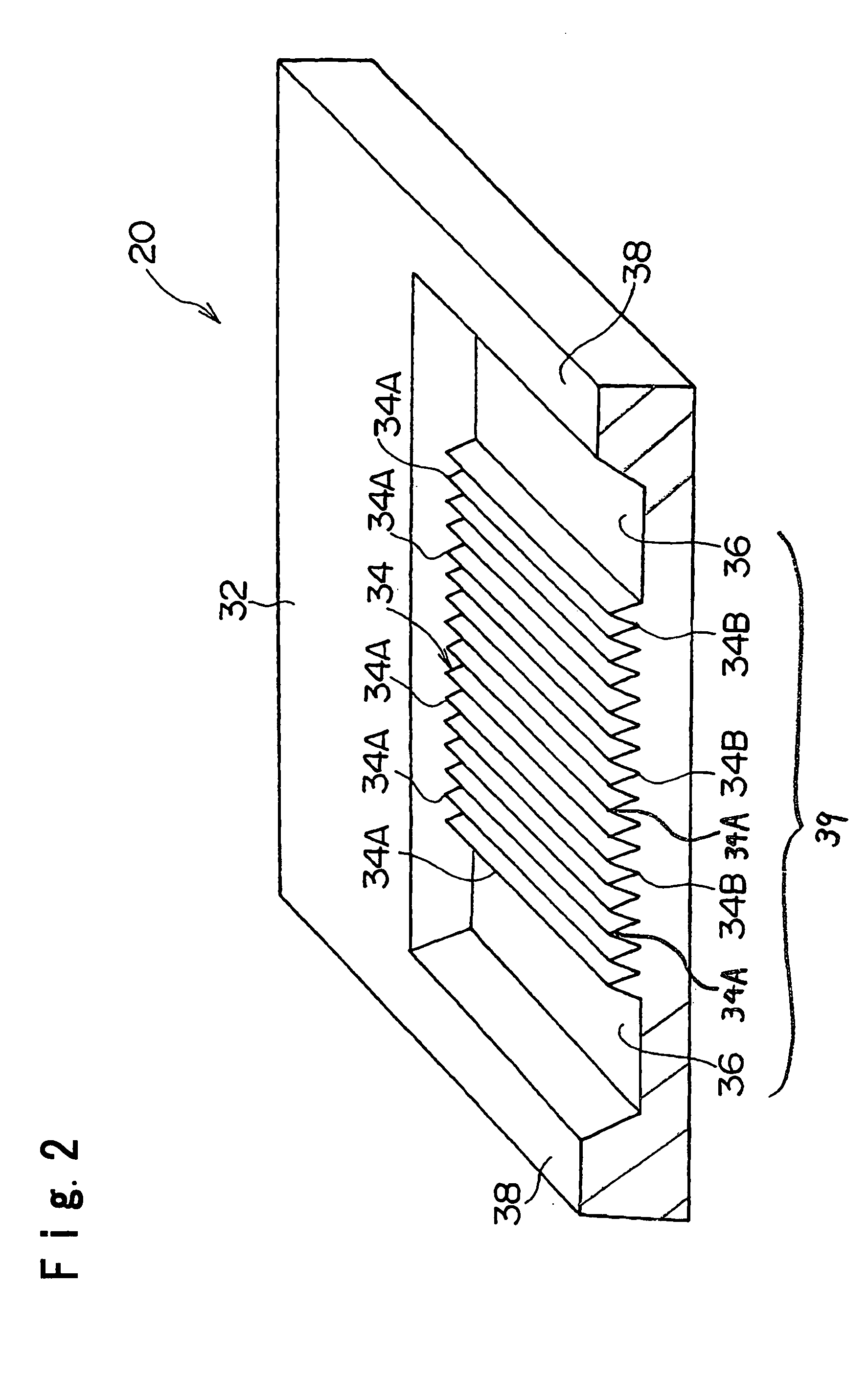 Glass substrate having a grooved portion, method for fabricating the same, and press mold for fabricating the glass substrate