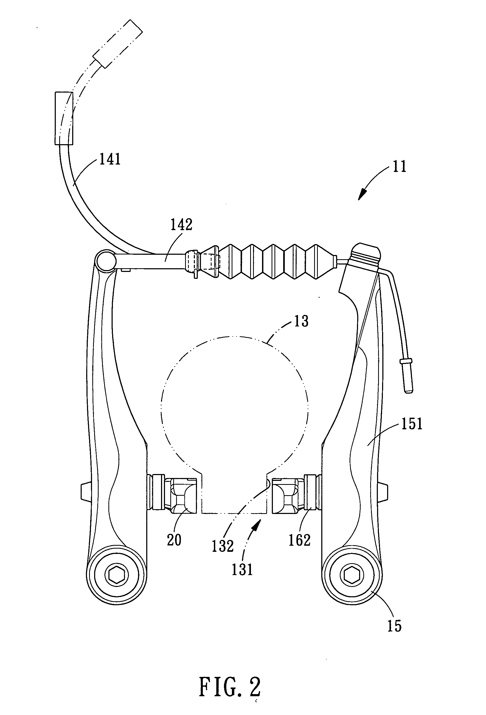 Bicycle brake shoe