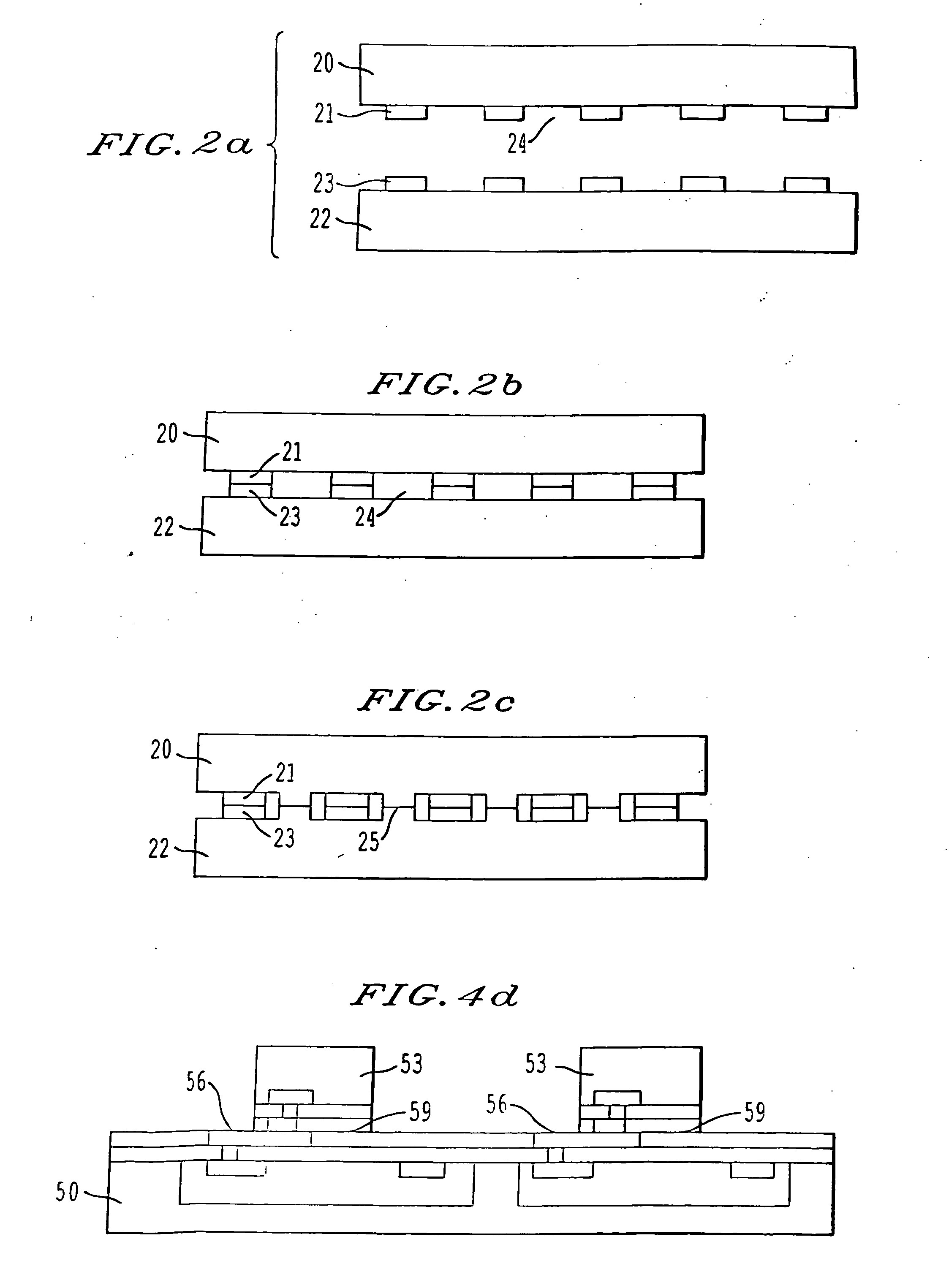 Room temperature metal direct bonding