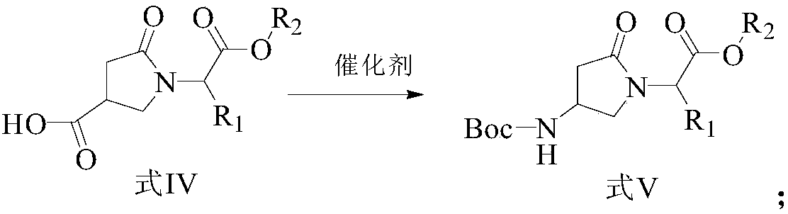 Preparation method of gamma-lactam bridging dipeptide compound