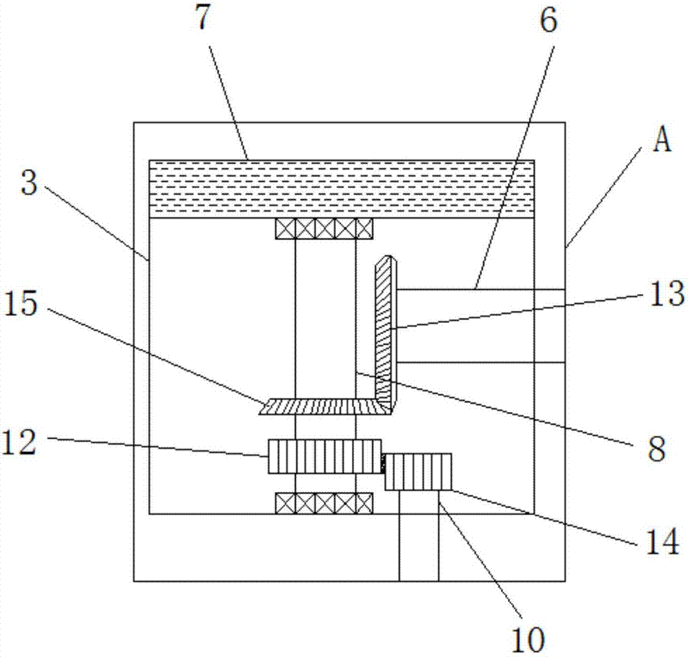 Telescopic vertical stirrer convenient to move