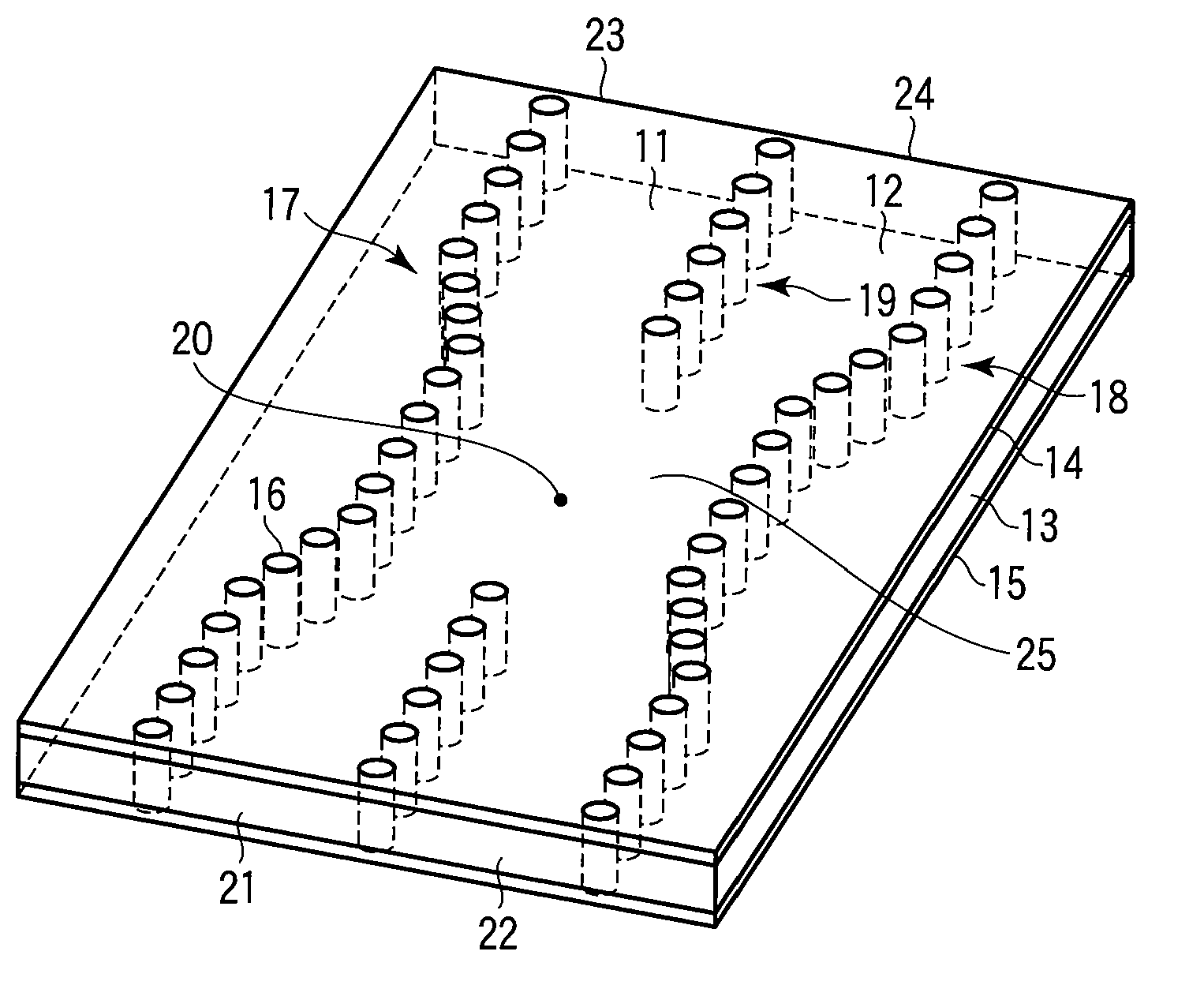 Post-wall waveguide based short slot directional coupler, butler matrix using the same and automotive radar antenna