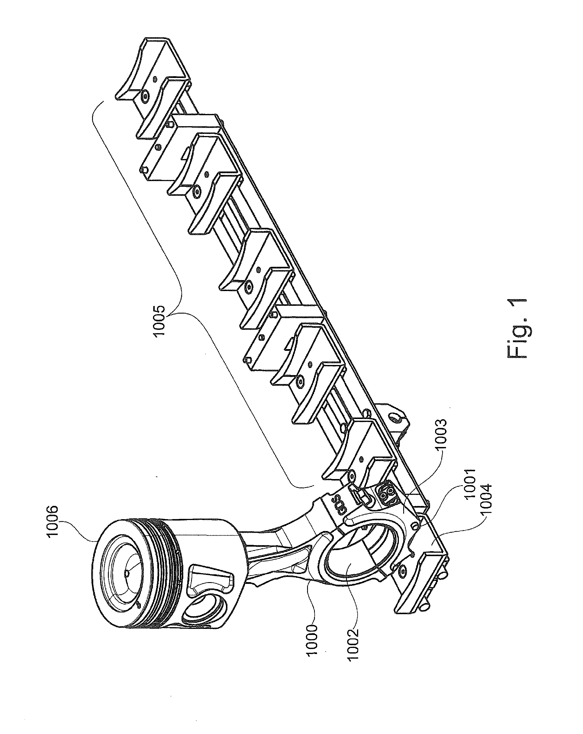 Actuating unit for variable power plant components