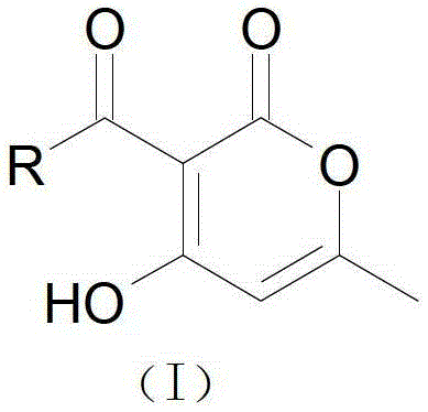 3-substituted alpha-pyrone derivative as well as preparation method and application thereof