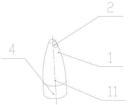 Non-axial water outlet nasal cavity irrigation method and spray head