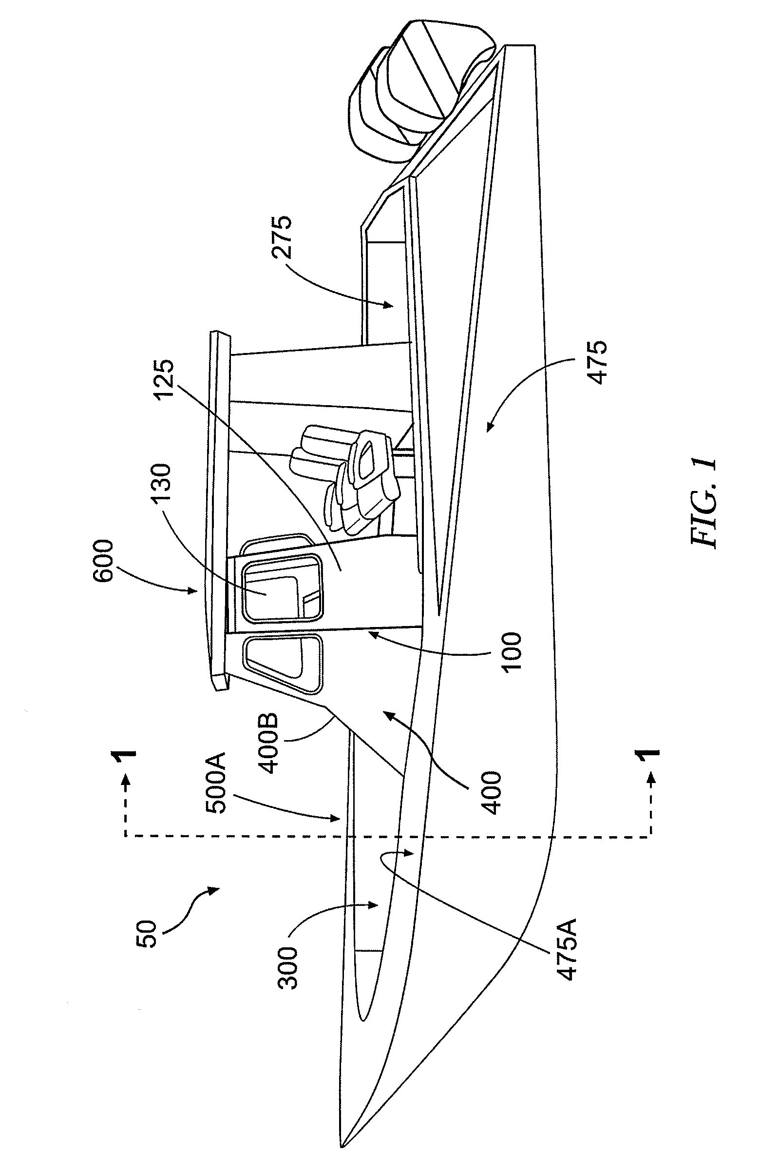 Occupant Protection Apparatus For A Center Console Vessel