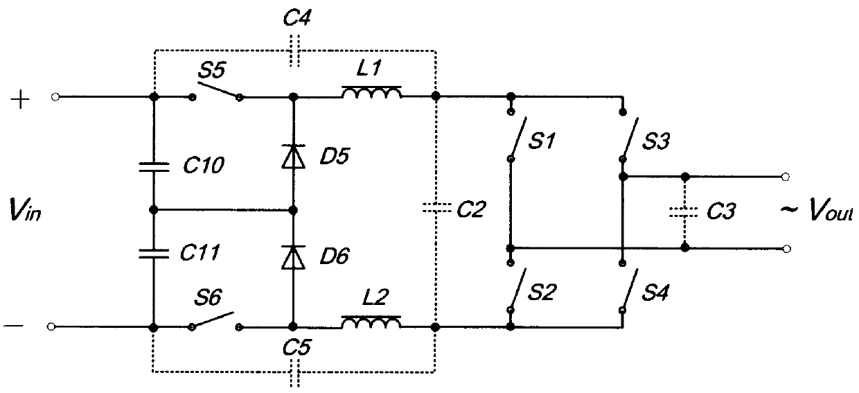 High-efficiency inverter topology