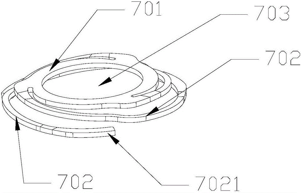 Vibrating motor and portable equipment