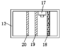 Cleaning device for hardware product machining