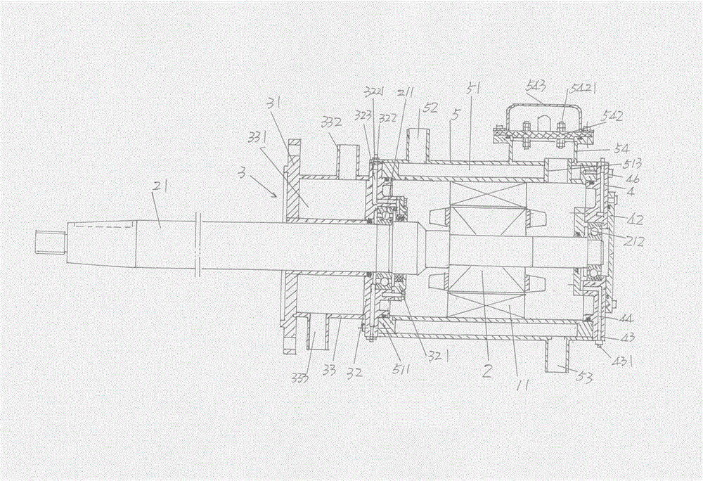 High-temperature-resistant motor