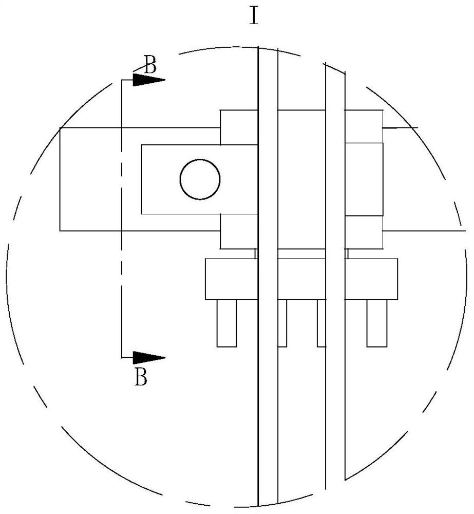 Road curb laying device for road construction