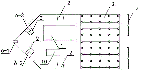 Flotation device and method for treating cyanobacterial bloom in eutrophicated water body