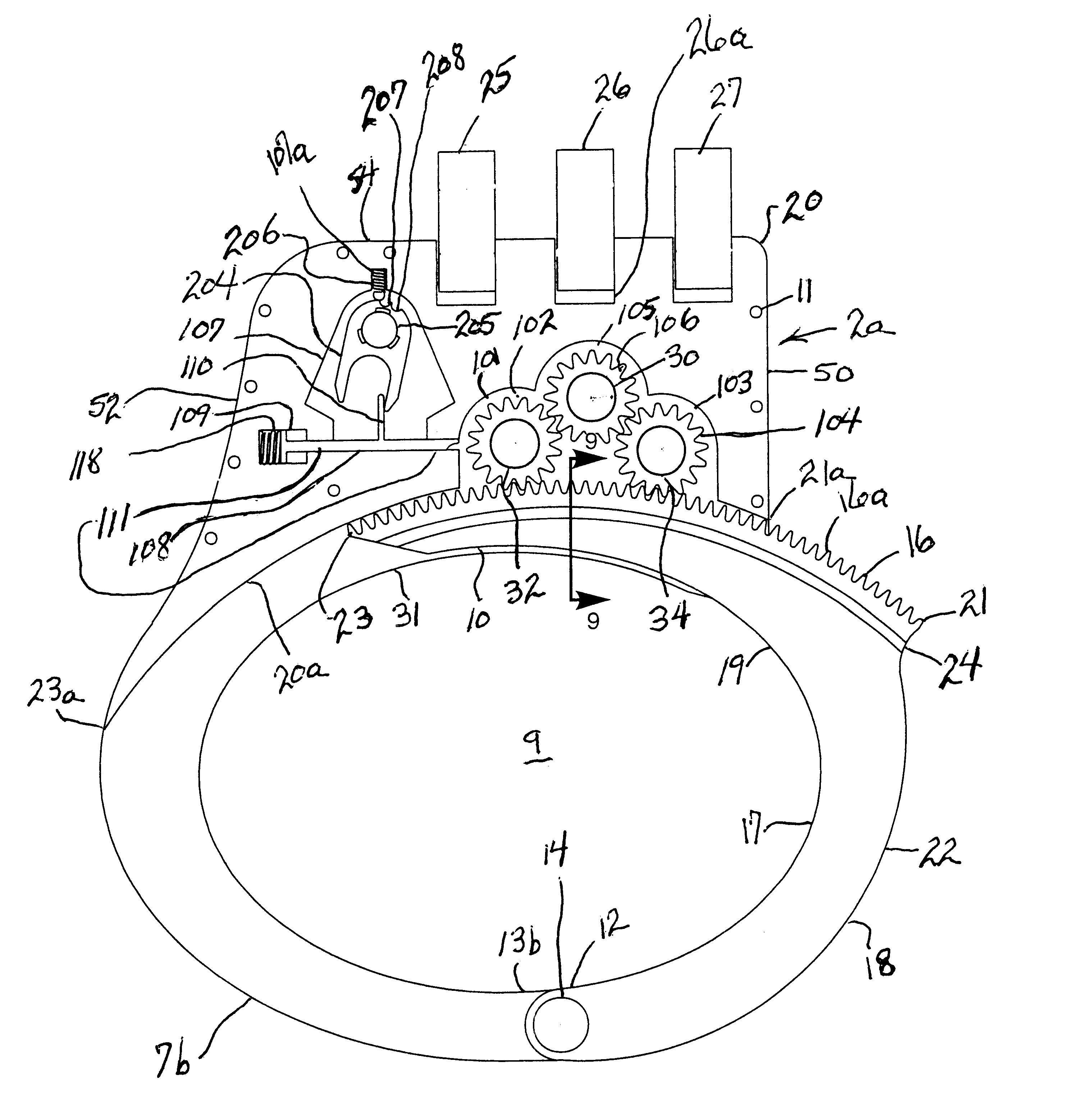 Operating and locking mechanisms for handcuffs