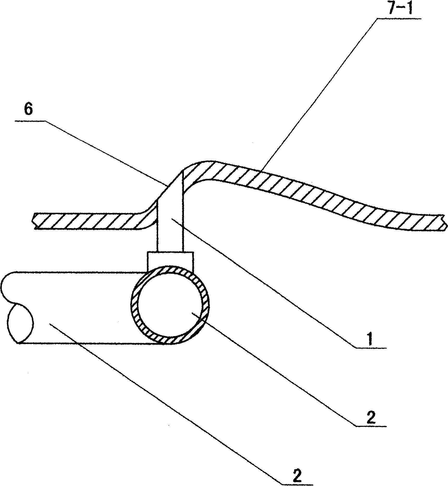 An ocean wave type water current circulating mode for bathtub