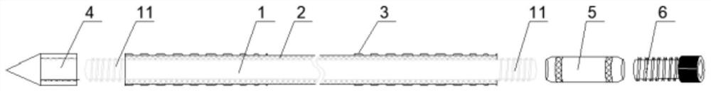 Deep vertical fast-assembly graphite grounding electrode and processing technology thereof