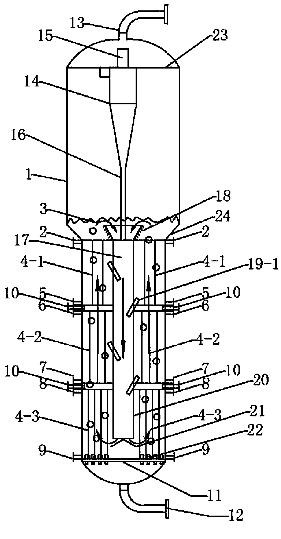 Slurry bed reactor