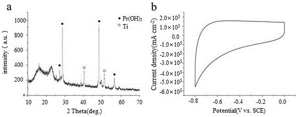 Preparation method of Pr(OH)3 one-dimensional nano-rods