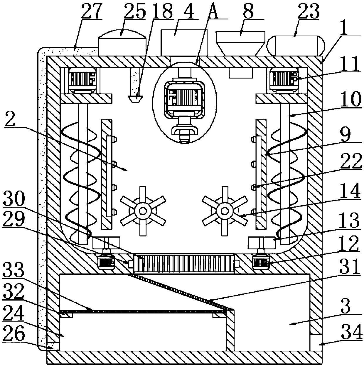 Differential mechanism housing surface polishing equipment