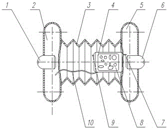 A lumen peristalsis photography detector and detection device