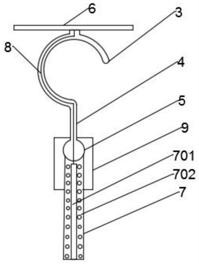 Drying device for metal material processing