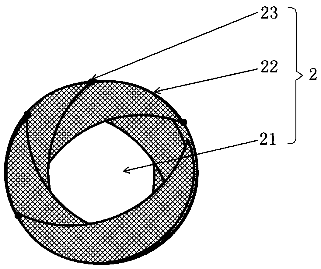 Tobacco leaf subdividing device