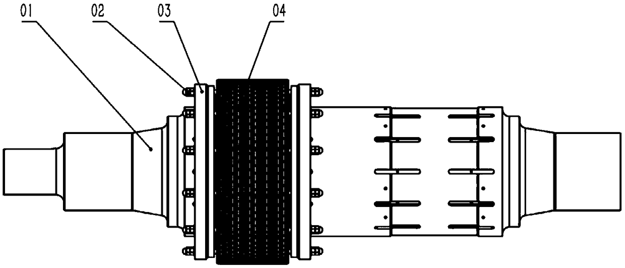 Tile-type combined roller cover