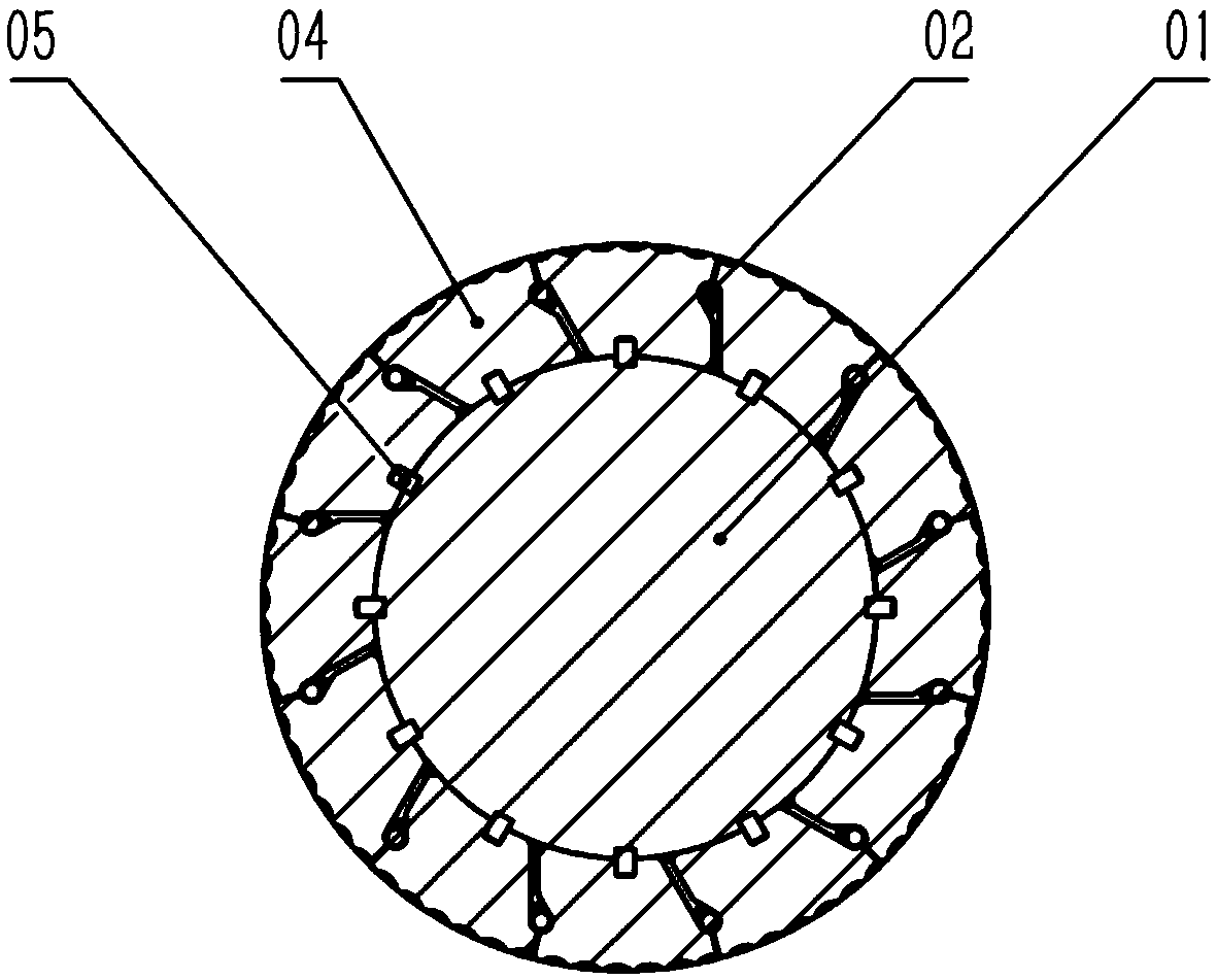 Tile-type combined roller cover