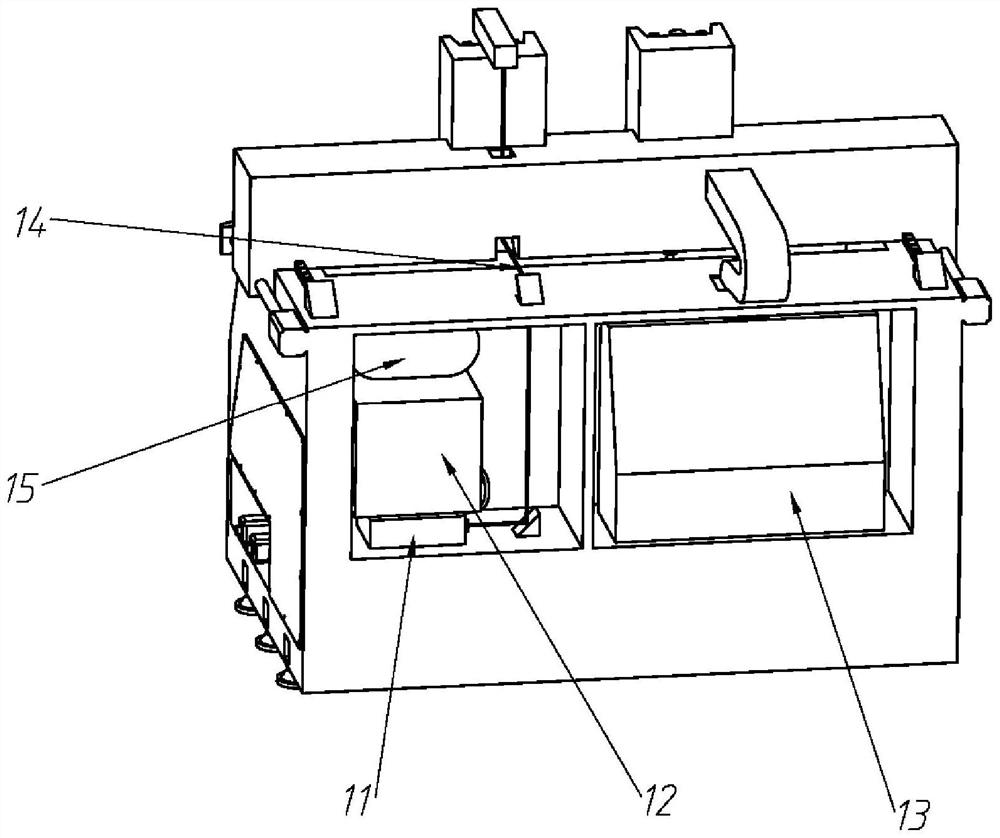 Composite machine tool integrating ultrasonic auxiliary grinding and laser machining and machining method