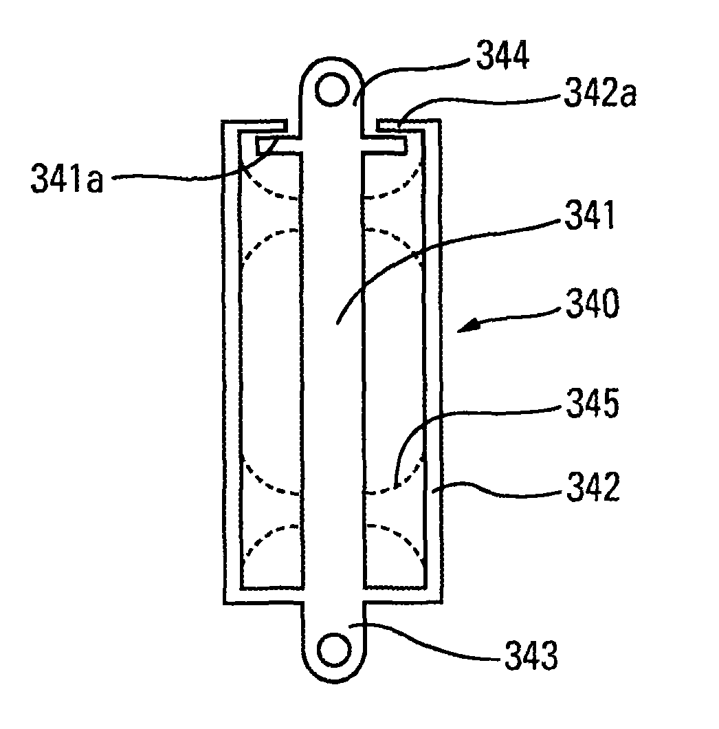 Hyperstatic truss comprising connecting rods