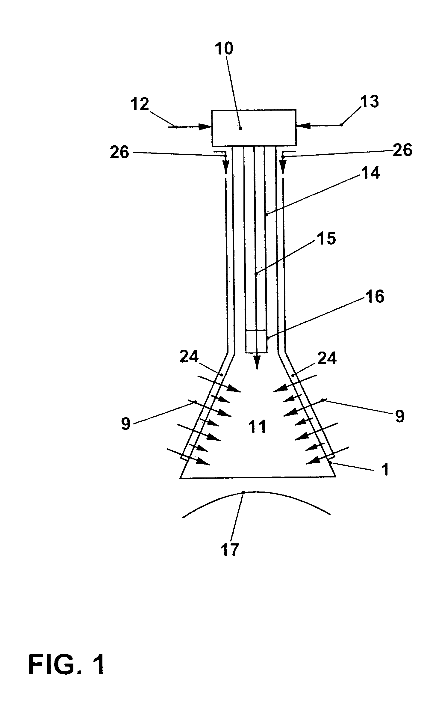 Burner for synthesis gas