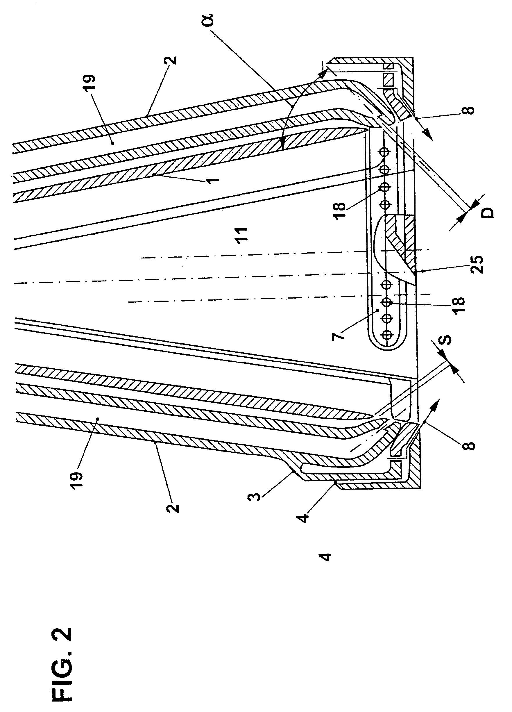 Burner for synthesis gas