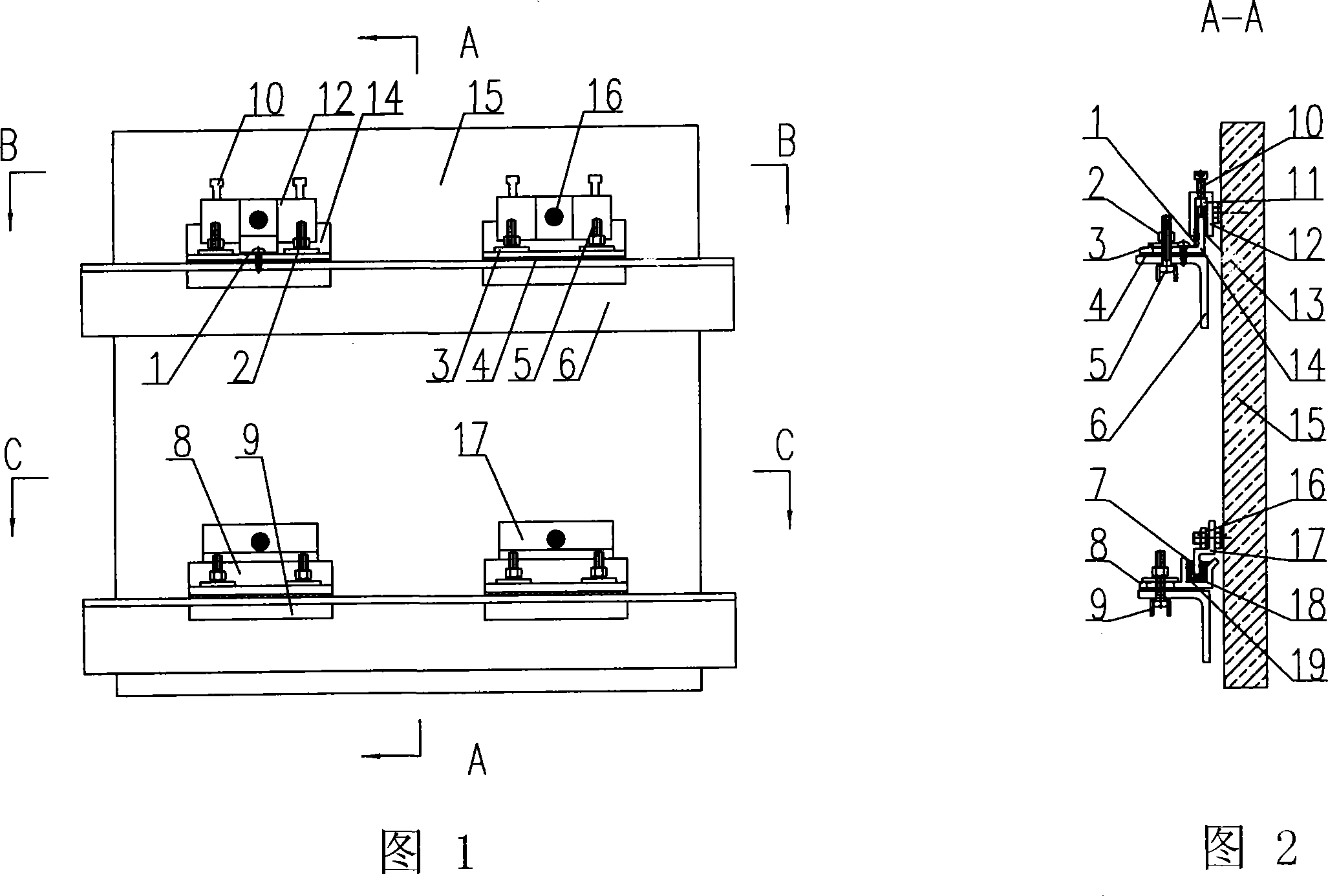 Curtain wall jointing apparatus