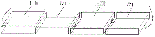 Method for serially connecting square polymer batteries in length direction