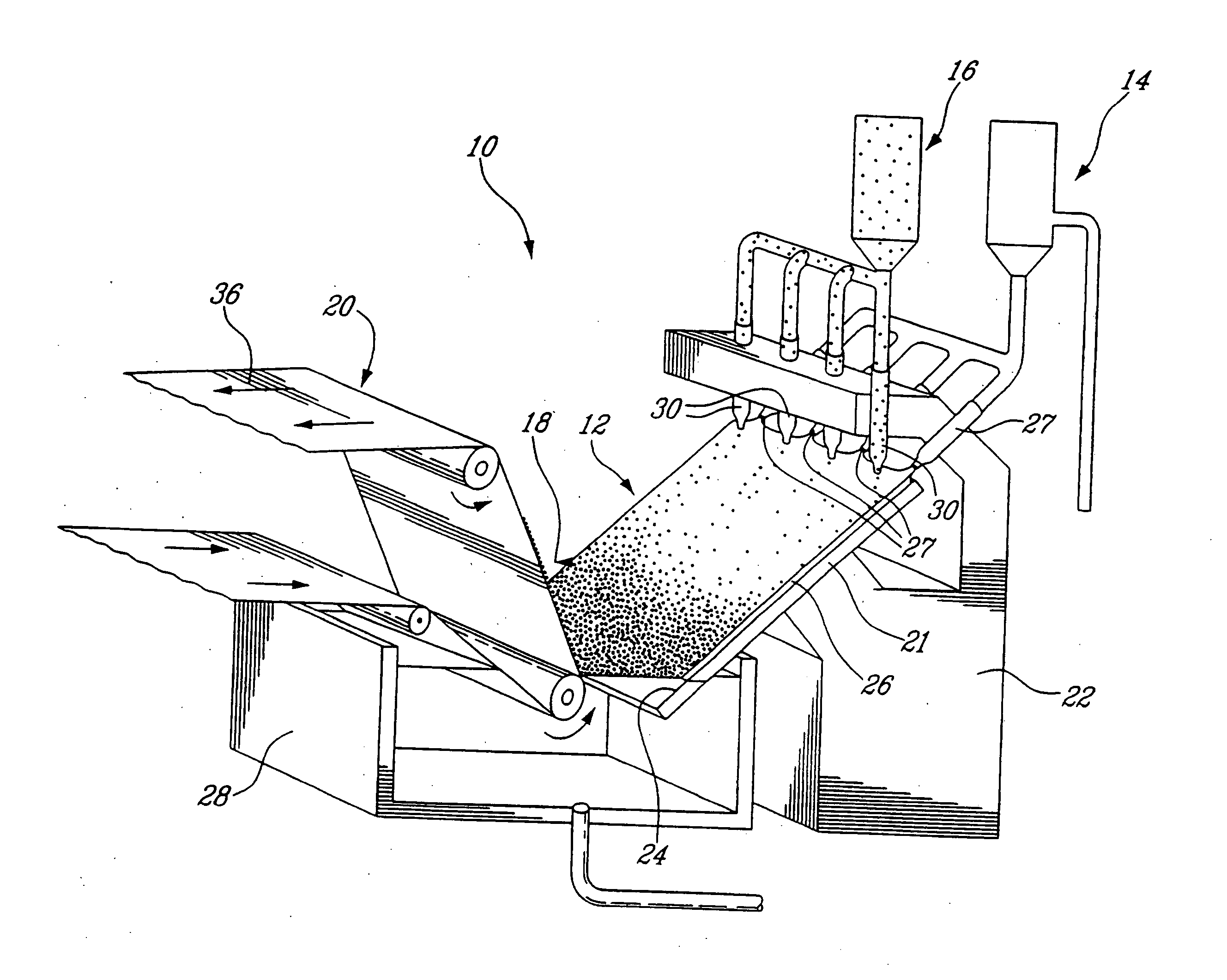 Method and apparatus for two dimensional assembly of particles