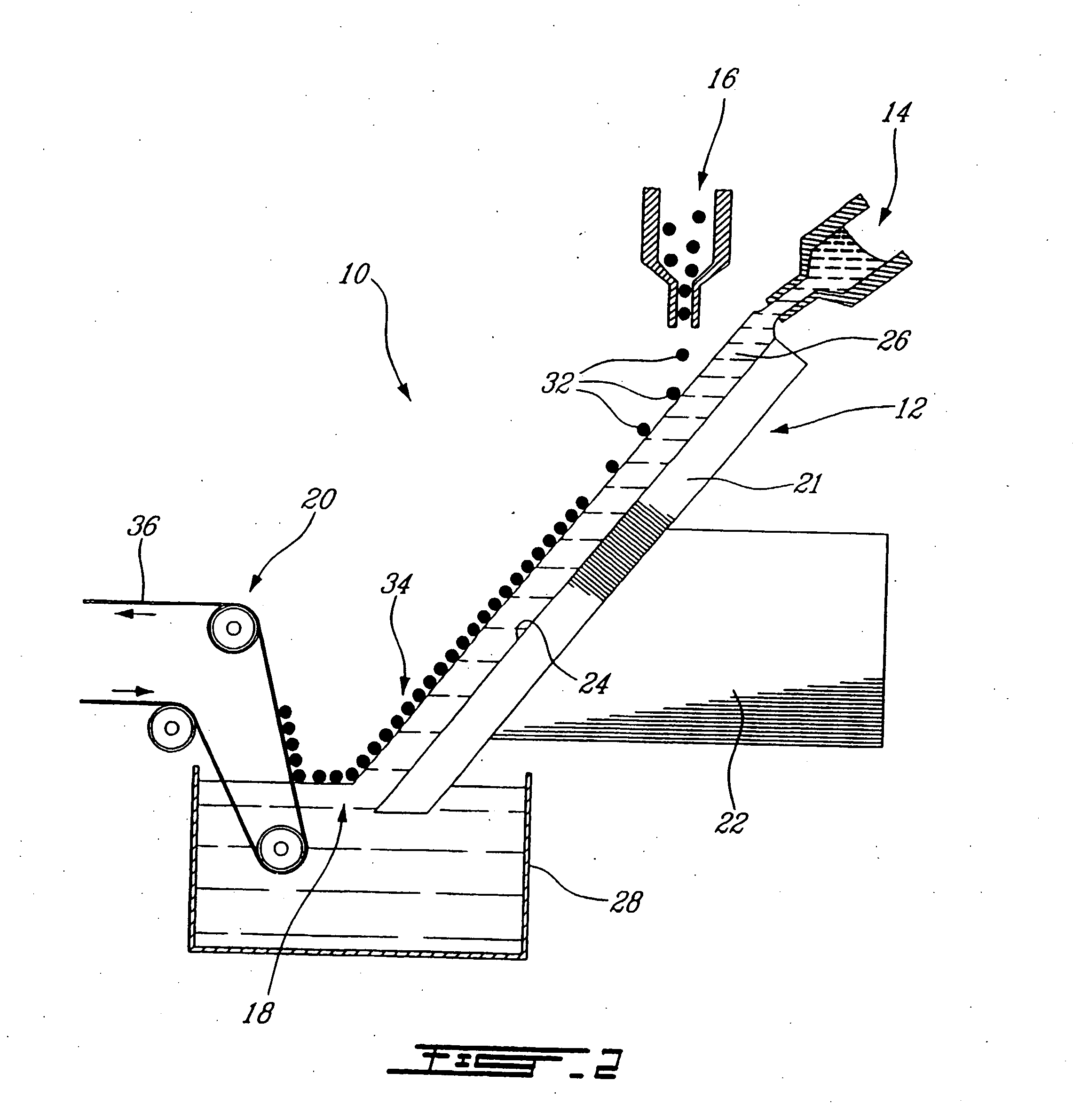 Method and apparatus for two dimensional assembly of particles