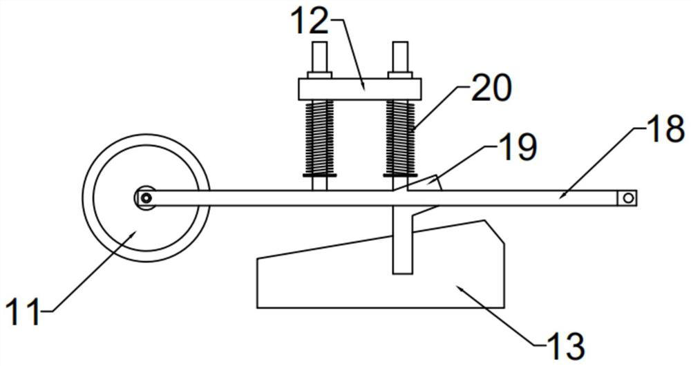 Soil coverer of built-in hole wheel type seeder