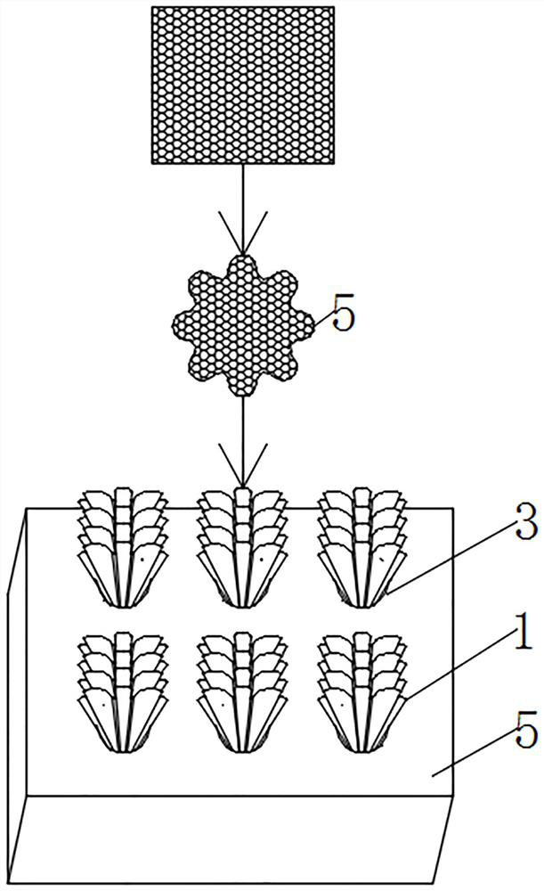 Preparation technology of mesh plug type patch