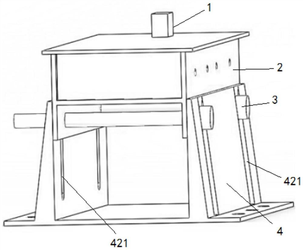 Floor spring assembly type adjustable support and mounting method thereof