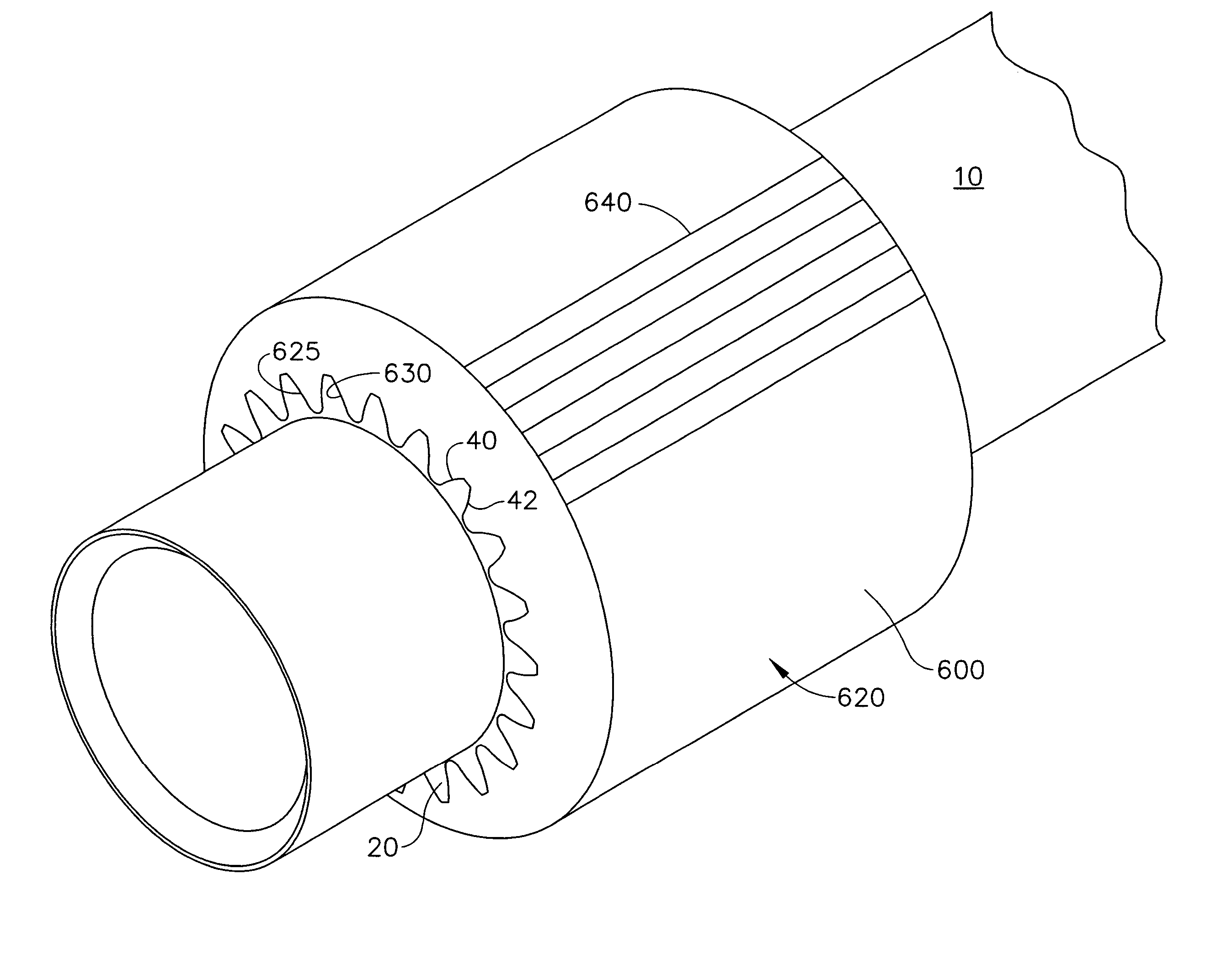 Method of repairing spline and seal teeth of a mated component