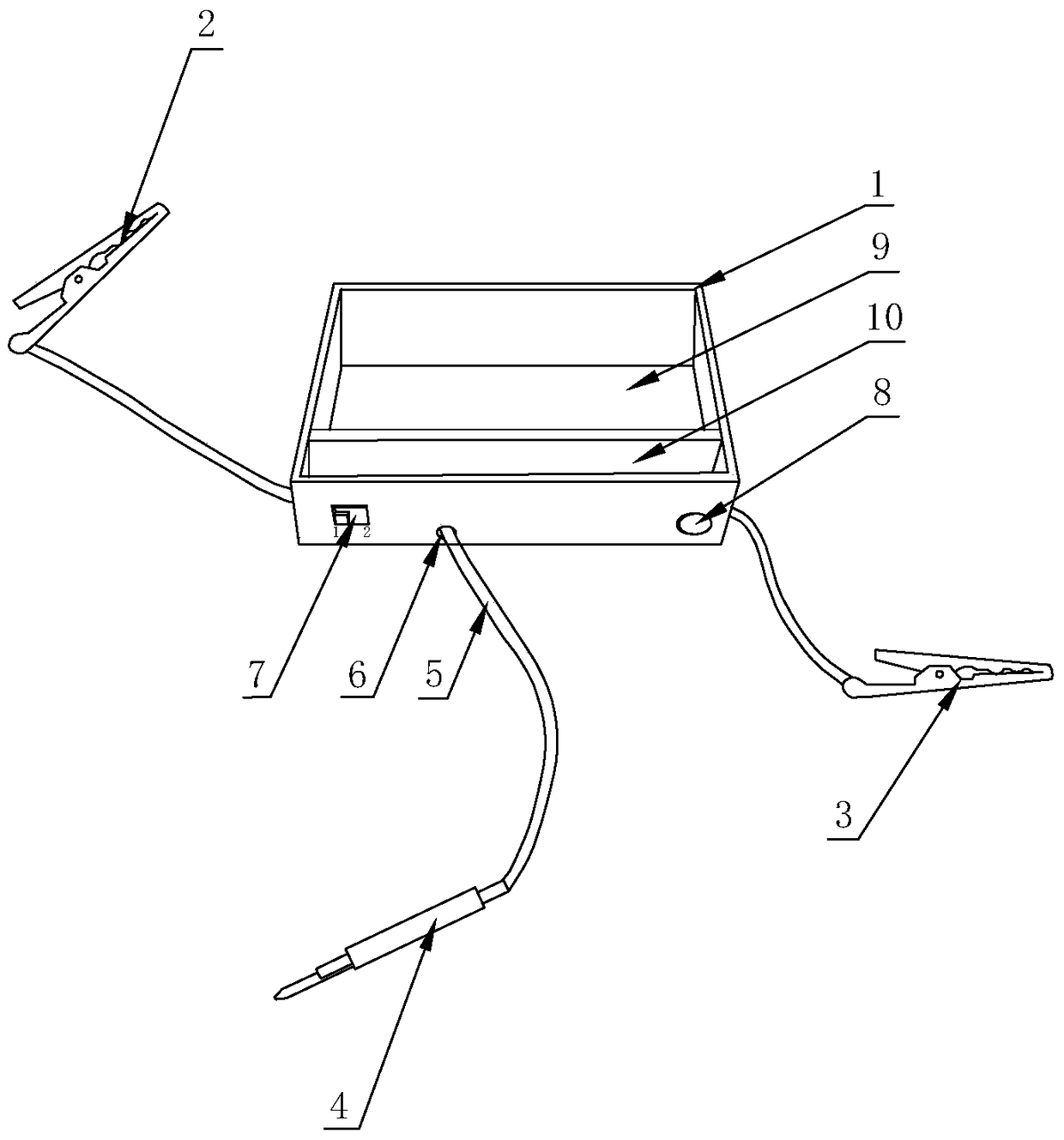 Thyristor detector and thyristor detection method of the detector