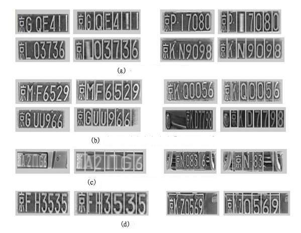 Priori analysis based iterative method for segmenting characters of licence plate