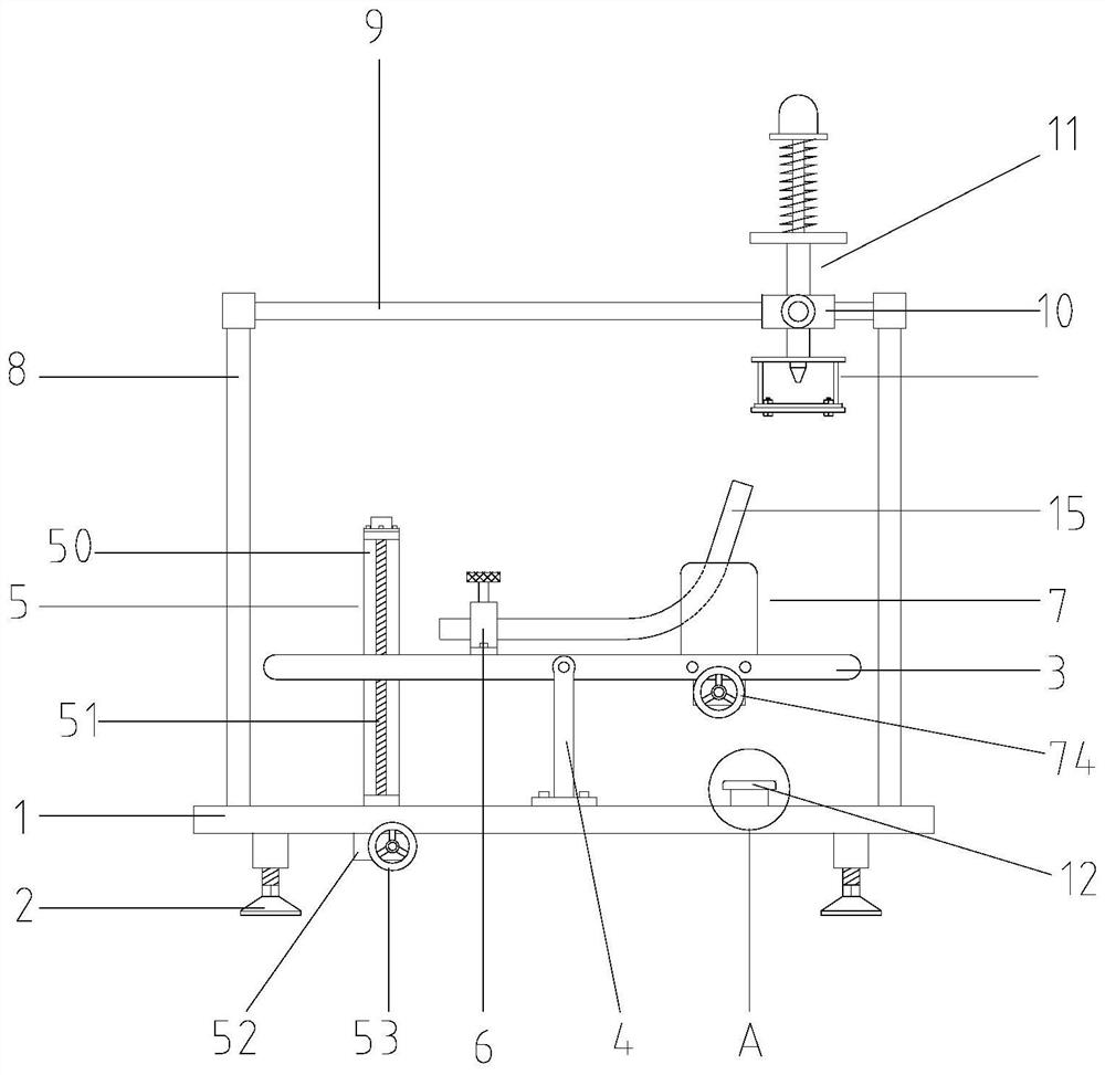 Non-standard bent pipe and flange welding positioning tool