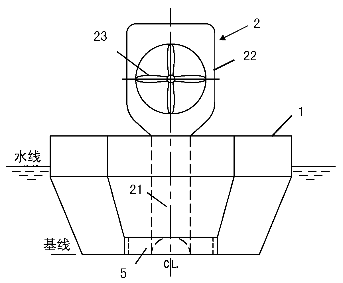 Vessel pneumatic propulsion system