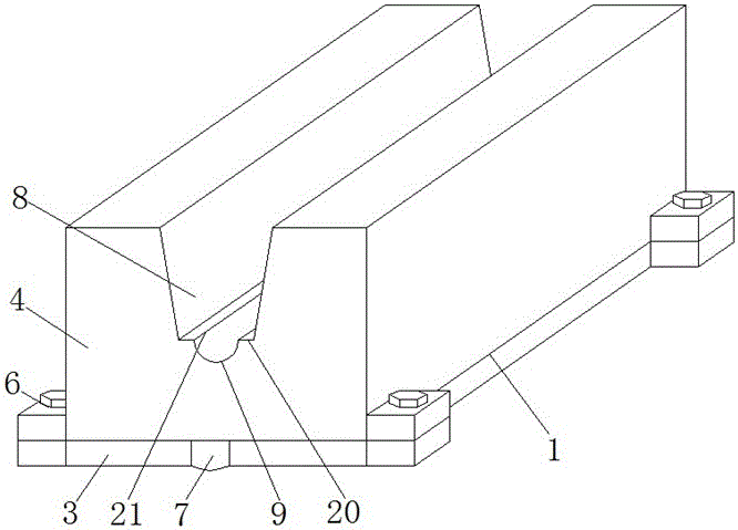 Curb mold facilitating installation of airfield runway guide light