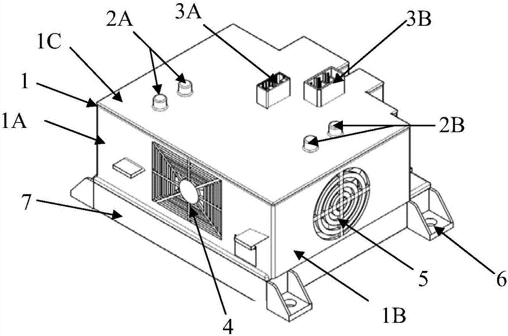 High voltage distribution box