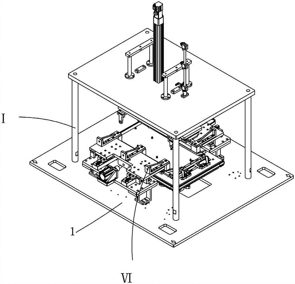 A flanging pressing device