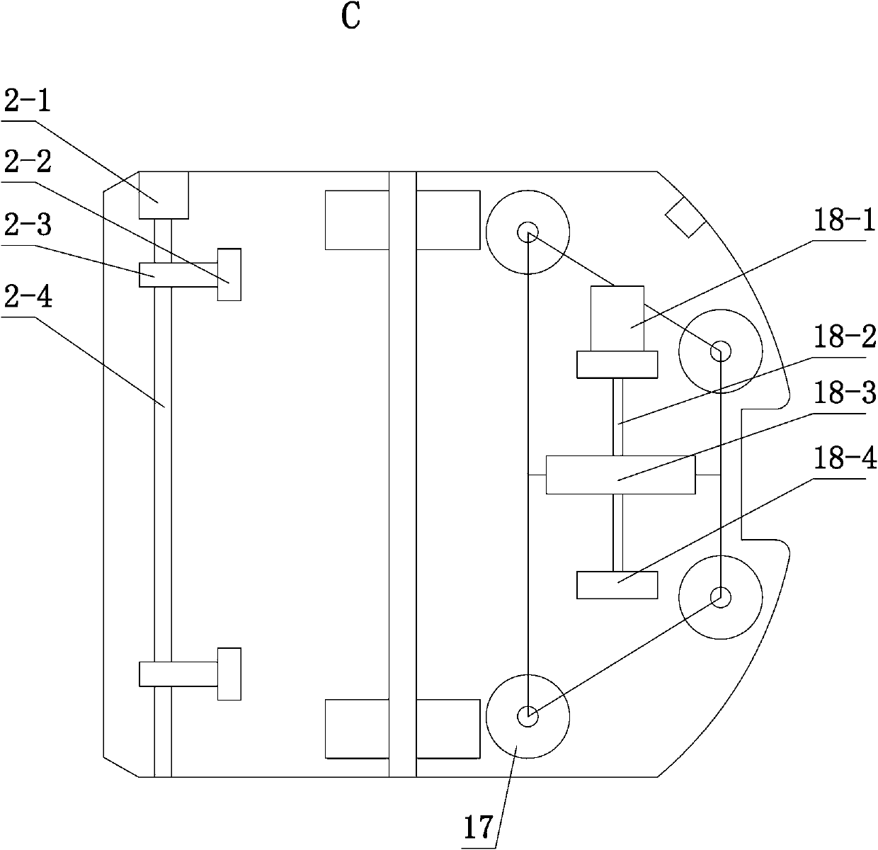 Indoor movement assisting machine